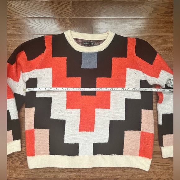 Colourful knitted sweater - Picture 3 of 5